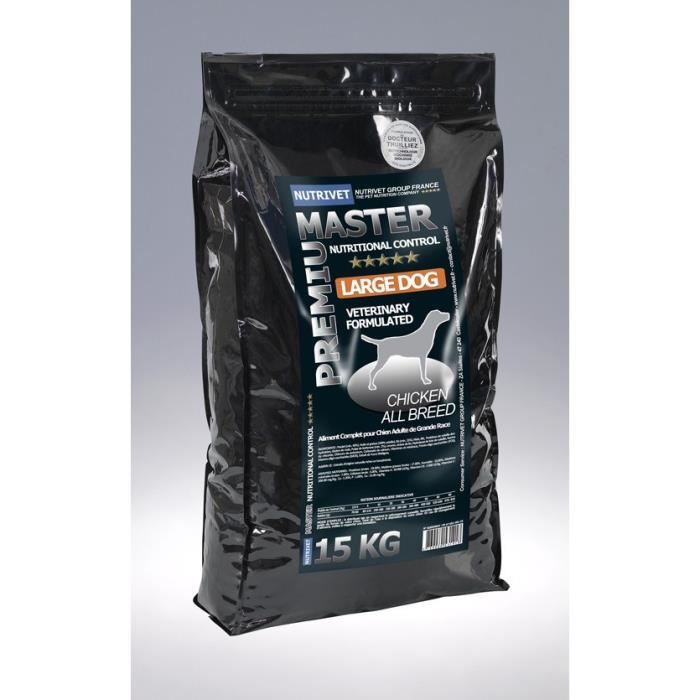 MASTER PREMIUM Croquettes chien master grands chiens 15 KG MASTER PREMIUM Croquettes chien master grands chiens 15 KG
