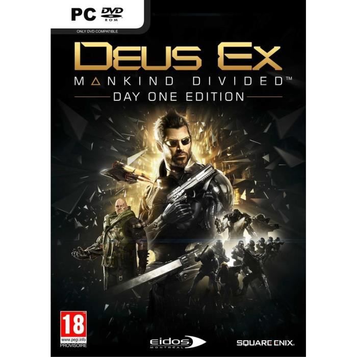 Deus Ex Mankind Divided Day One Edition Jeu PS4 - vue 2
