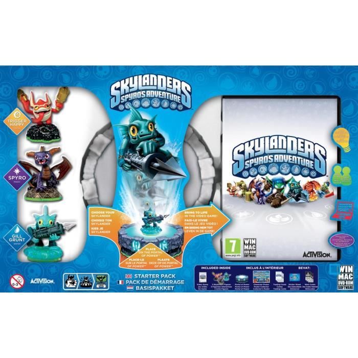 Pack de Démarrage Skylanders Spyro's Adventure PC