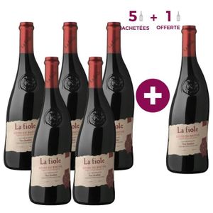 VIN ROUGE 5 Achetées + 1 Offerte La Fiole Côtes du Rhône - V