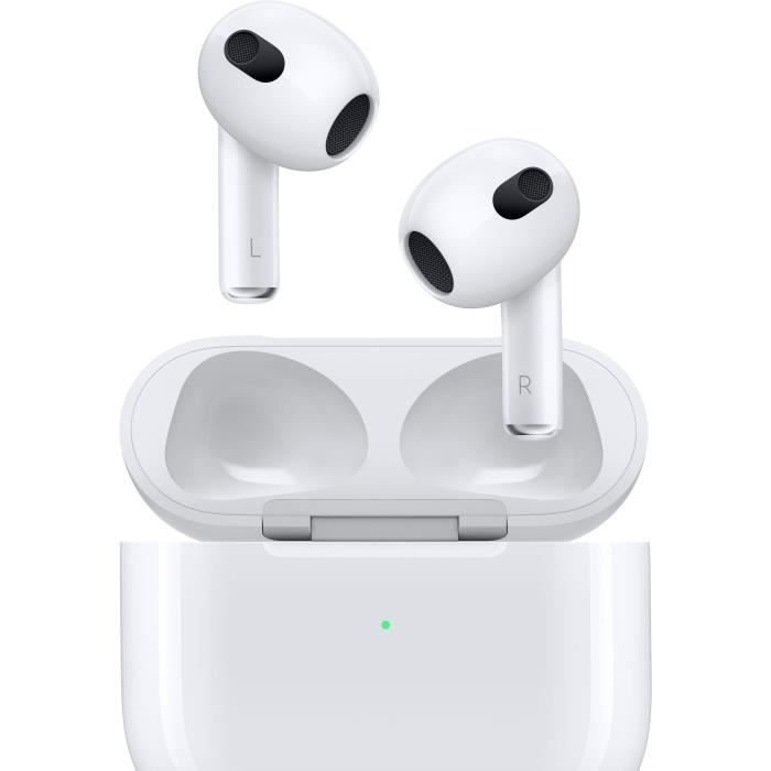 Apple AirPods 3e génération + boitier de charge- Blanc