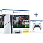 SONY COMPUTER ENTERTAINMENT Pack PS5 Standard : Console PlayStation 5 (modèle Slim) + FC26 (code dans la boite) + 2ème manette DualSense Blanche
