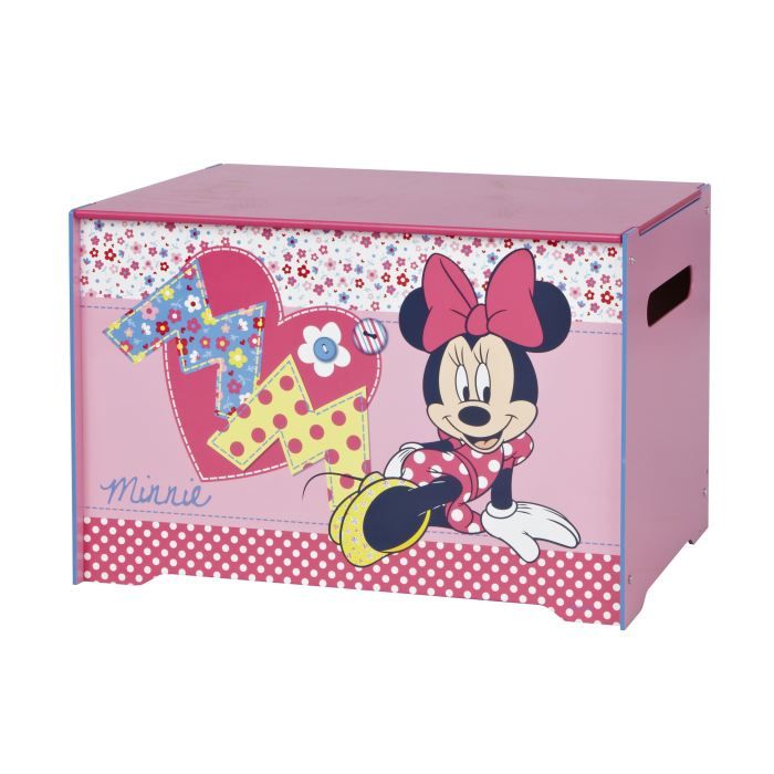 Minnie Coffre A Jouets En Bois Achat Vente Coffre A Jouets