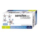 Gants d'examen jetable en nitrile LCH Sensitex Evolution - Taille L (8/9) - Lot de 100