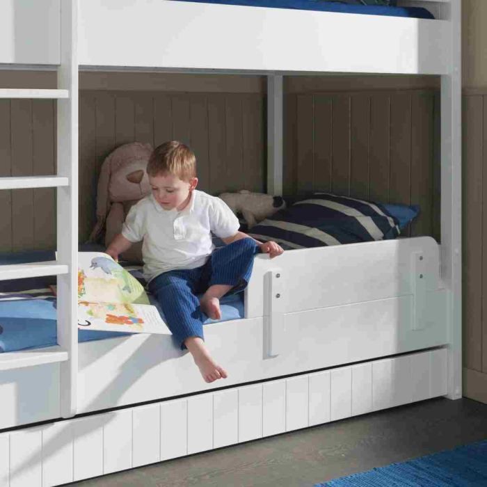 Barrière sécurité de lit enfant Laquée Blanc - LARA
