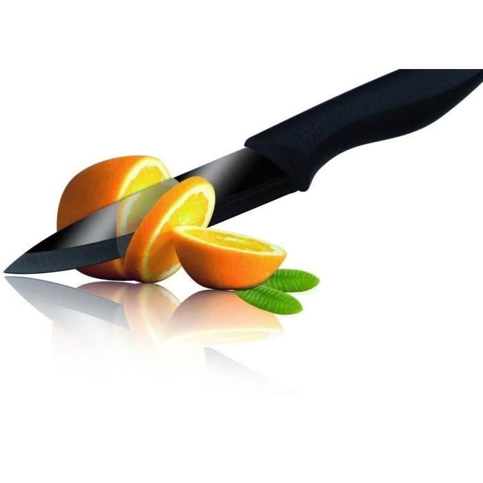 Le Couteau du Chef 447980 Coffret de 6 Couteaux Lame Céramique 30 x 37 x 3,  4 cm, Blanc : : Cuisine et Maison