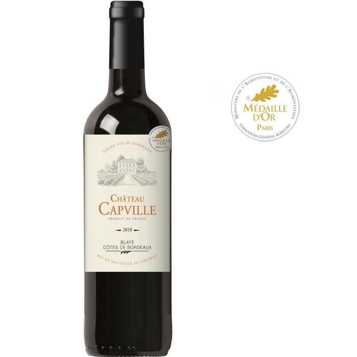 Château Capville 2018 Blaye Côtes de Bordeaux Vin rouge de Bordeaux