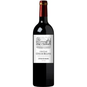 VIN ROUGE Château Côtes de Bellevue 2019 Côtes de Bourg - Vin rouge de Bordeaux