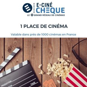 Billet de cinéma - E-CINECHEQUE