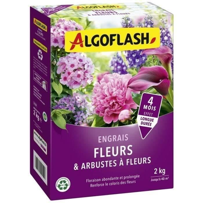 Engrais Fleurs et Arbustes à Fleurs - ALGOFLASH NATURASOL - 2 kg