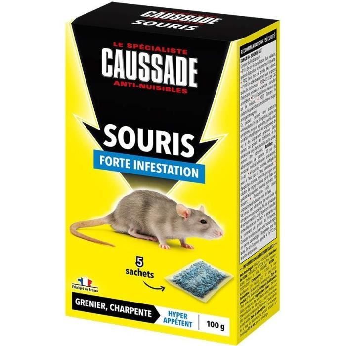 FURY - Anti rats et souris sachets 20 g (lot de 7)