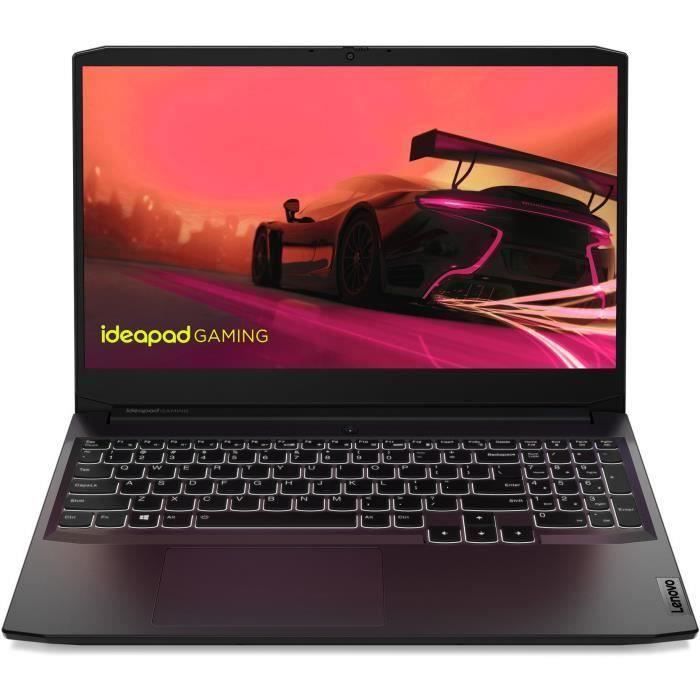 PC Portable Gamer LENOVO IdeaPad Gaming 3 15 FHD - RTX 2050 - Ryzen 5-5500H - RAM 16 Go - SSD 512 Go - Sans Windows - AZERTY
