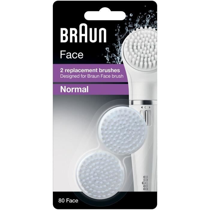 Brossette de rechange BRAUN Rech nettoyage visage SE80 - vue 2