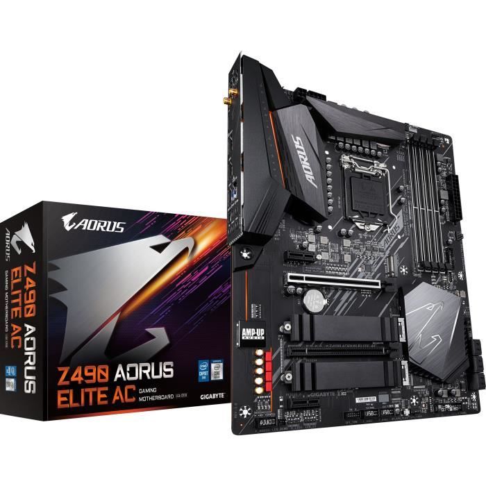 GIGABYTE  Carte mere Z490 AORUS ELITE AC 