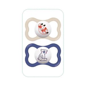 Bebe Puericulture Mam 12 M Original Sucettes Bleu Baby Infant Dummies Aide Sommeil Bn Alimentation Pour Bebe