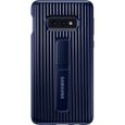 Samsung Coque renforcée fonction Stand S10e - Bleu marine-0