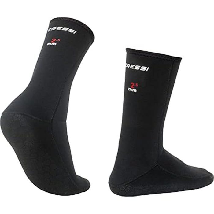 Chaussettes de plongée - Cressi - Metallite Boots - Néoprène 2.5mm - Antidérapantes - Mixte