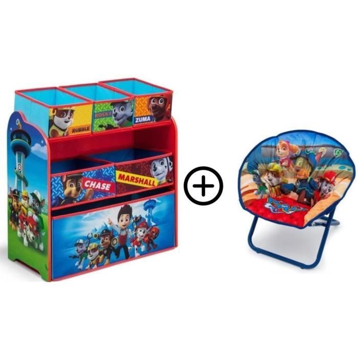 Pat Patrouille Deltakids Etagere Souple Bacs Chaises