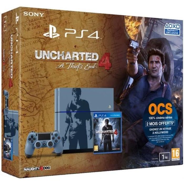 PS4 Edition Limitée + Uncharted 4: A Thief' End