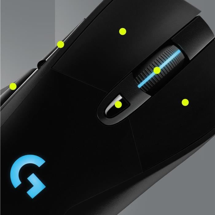 LOGITECH G - Souris gaming sans fil G502 Lightspeed - Noir - Cdiscount  Informatique