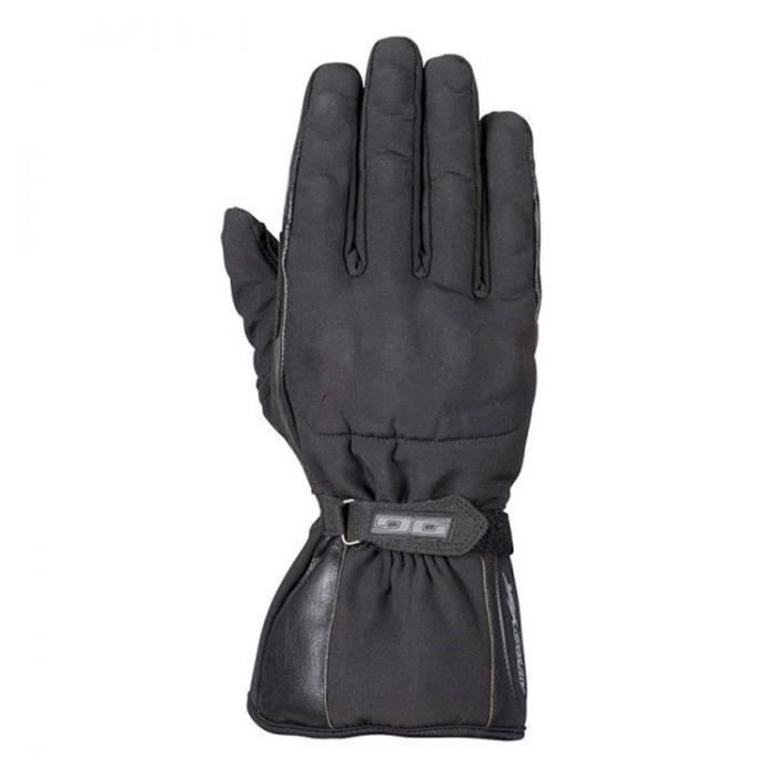 A de Pro Textile Gants en cuir /étanche /Épaisseur Rembourrage Roller de moto Noir L