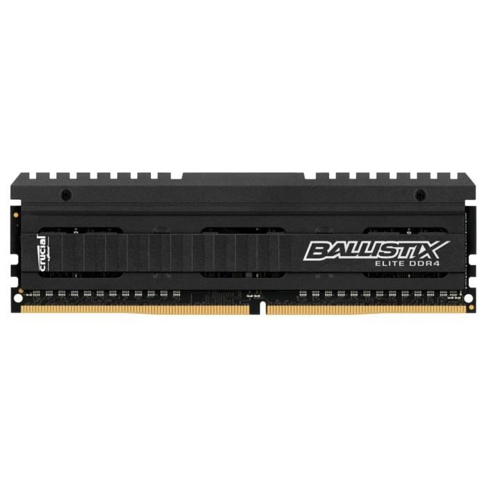 Memoire PC Ballistix Mémoire PC ELITE DDR4 4Go 3200MHz DIMM BLE4G4D32AEEA pas cher Memoire PC Ballistix Mémoire PC ELITE DDR4 4Go 3200MHz DIMM BLE4G4D32AEEA pas cher