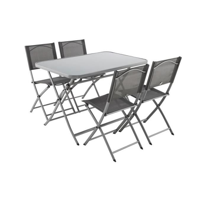 Ensemble Repas Jardin 1 Table Rectangulaire 4 Chaises Pliantes 4 Personnes Acier Cdiscount Jardin Ensemble Repas Jardin 1 Table Rectangulaire 4 Chaises Pliantes 4 Personnes Acier Cdiscount Jardin