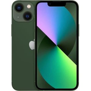 Coque iPhone 13 Mini silicone Couleur Vert Sapin 