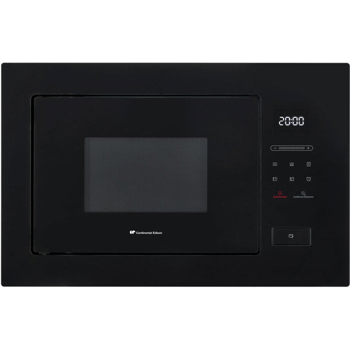 CONTINENTAL EDISON Micro-ondes encastrable  CEMO26GEFB avec grill 26 L 1450 W noir - Neuf