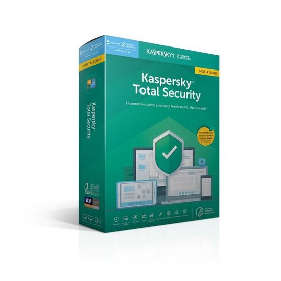 Kaspersky Total Security 2019 Mise A Jour 5 Postes 1 An Prix Pas Cher Cdiscount