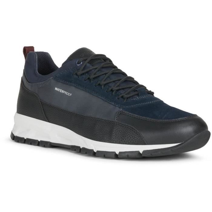 GEOX Sneakers U Delray Noir Bleu Marine Homme BLACK NAVY