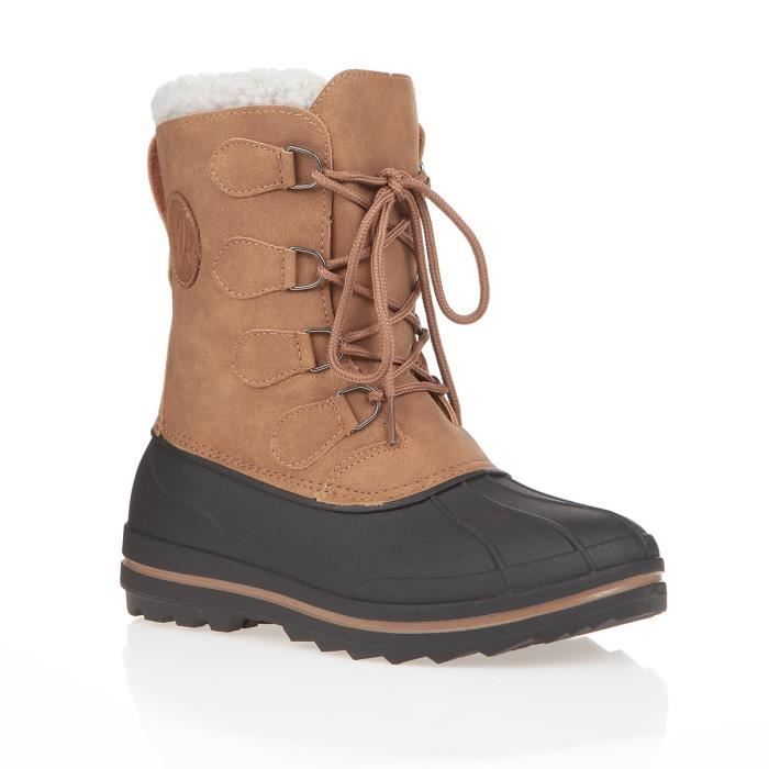 KIMBERFEEL Bottes Après-ski Beker - Homme - Beige