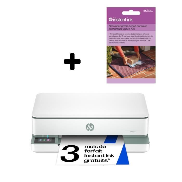 Imprimante Multifonctions Jet D'encre Instant Ink Envy Hp - vue 8