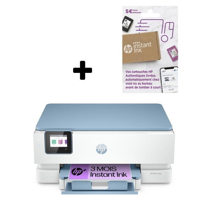 Imprimante tout-en-un HP Envy Inspire 7221e Jet d'encre couleur + Carte Instant Ink