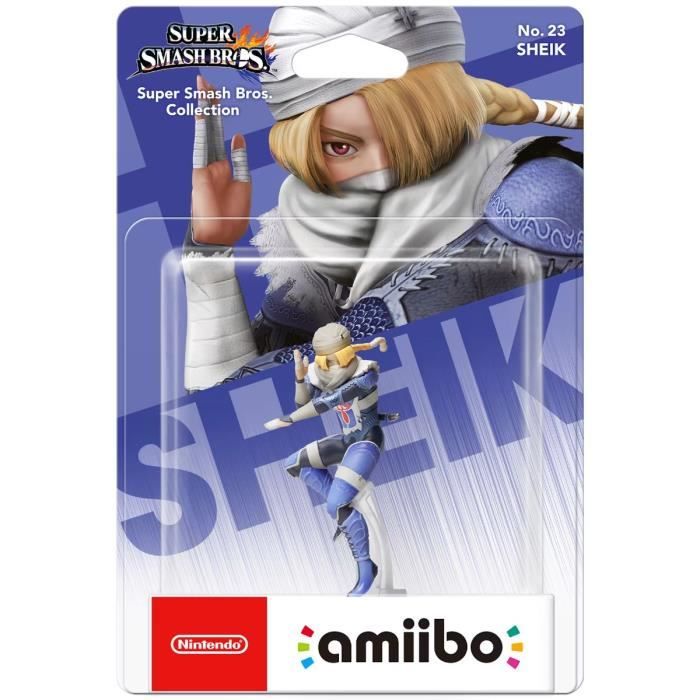 Figurine Nintendo Amiibo No. 23 Sheik Collection Super Smash Bros - vue 2