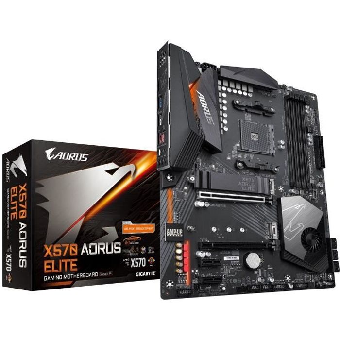 GIGABYTE Carte mère X570 AORUS ELITE AM4 - Gigabyte