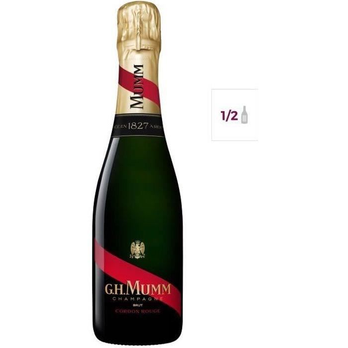 Champagne Mumm Cordon Rouge - 37,5 cl demi-bouteille - La cave Cdiscount
