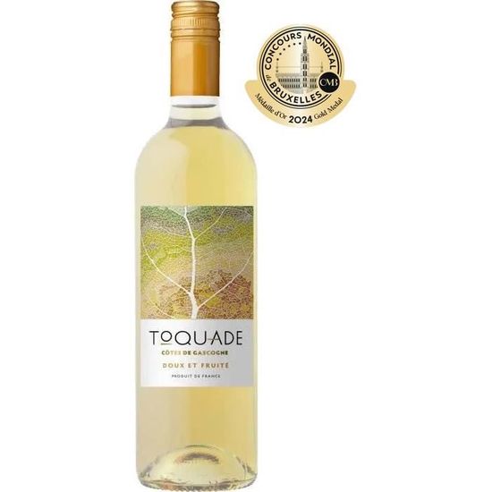 Toquade 2022 Côtes de Gascogne Vin blanc Moelleux du SudOuest La cave Cdiscount