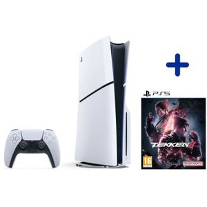 CONSOLE PLAYSTATION 5 Pack PS5 Standard : Console PS5 (Modèle Slim) + Tekken 8