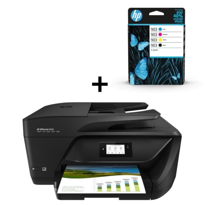 HP OfficeJet 6950 Imprimante - Couleur - Jet d'encre + Pack HP 903