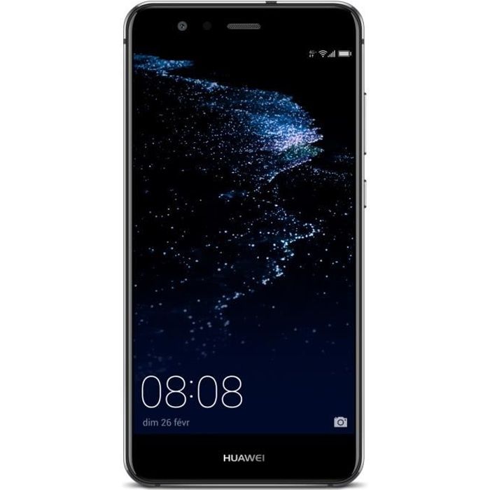 Achat T&eacute;l&eacute;phone portable Huawei P10 Lite Double SIM Noir pas cher