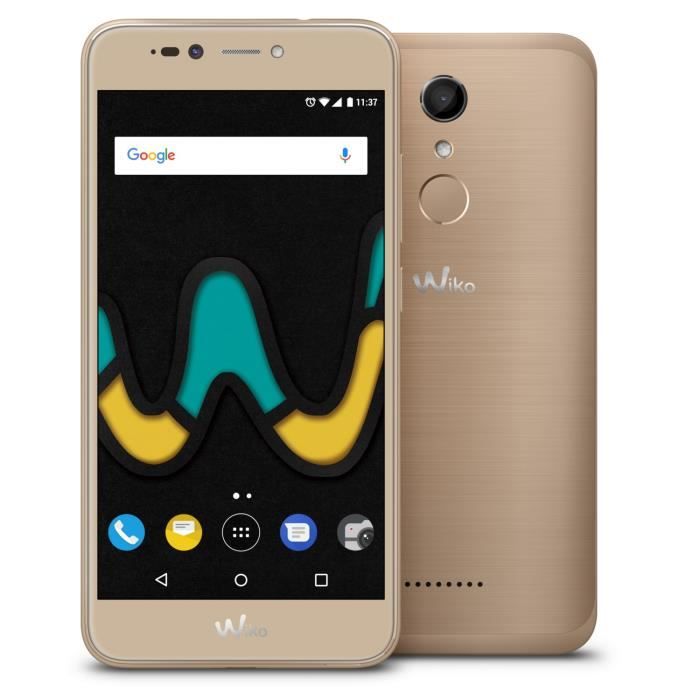 Vente Téléphone portable Wiko UPulse Or pas cher Vente Téléphone portable Wiko UPulse Or pas cher