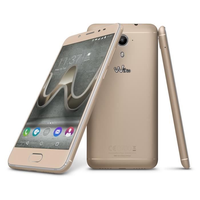 Vente Téléphone portable Wiko U Feel Prime Or pas cher Vente Téléphone portable Wiko U Feel Prime Or pas cher