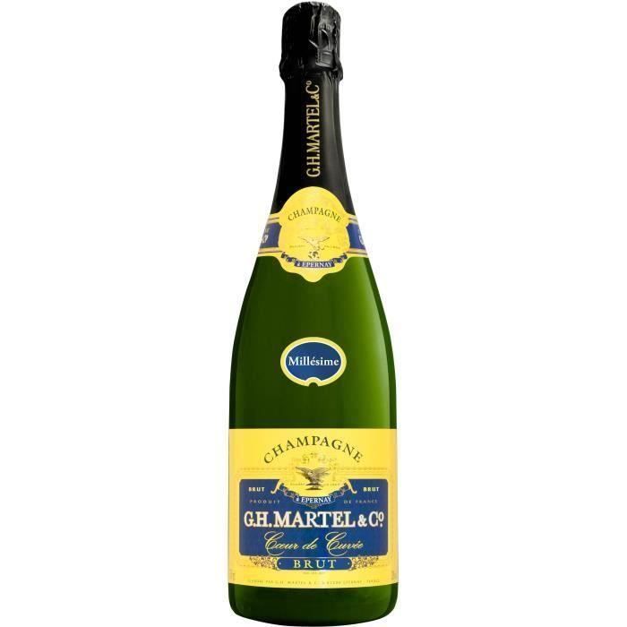 Champagne GH Martel Millésimé 2012 75 cl La cave Cdiscount