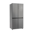Réfrigérateur-congélateur CANDY CFQQ5T817EPS - 400L - No Frost - Classe E - Silver-1