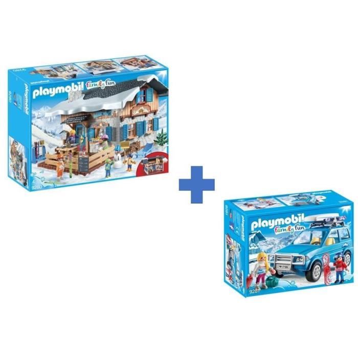 playmobil 4x4 coffre de toit