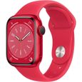 Apple Watch Series 8 GPS - 41mm - Boîtier (PRODUCT)RED Aluminium - Bracelet (PRODUCT)RED Sport Band - Regular-0