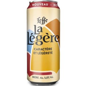 BIERE Leffe - La légère - Bière blonde - 5,0 % Vol. - 50