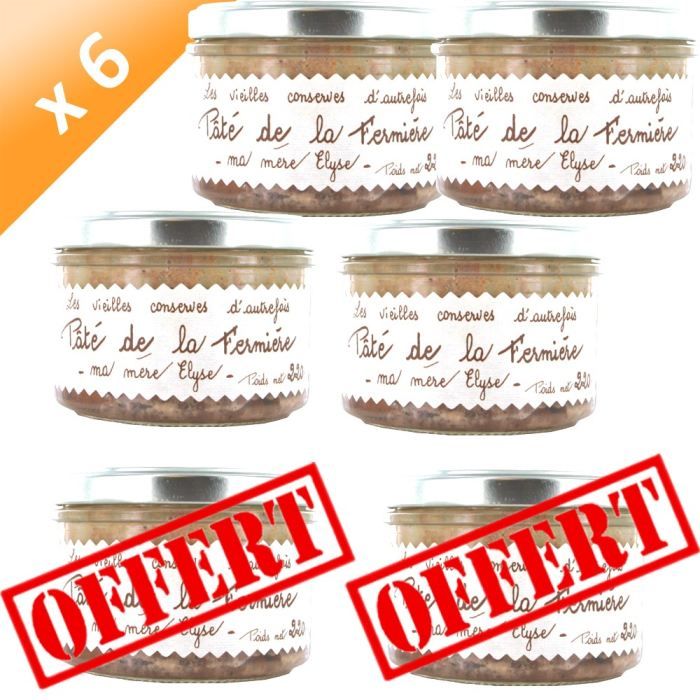 LUCIEN 4 Pâtés Fermière + 2 gratuits Cdiscount Au quotidien