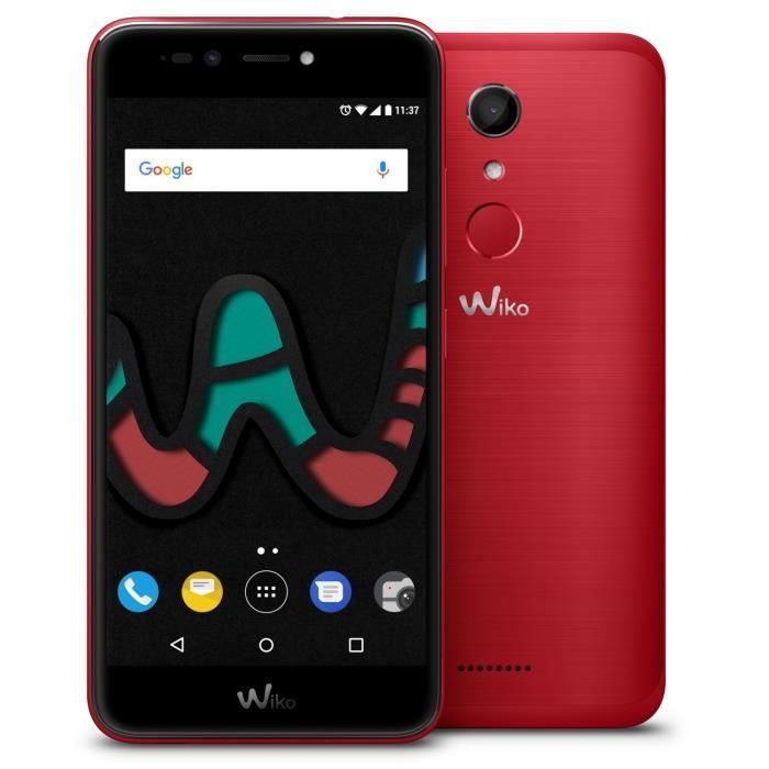 Vente Téléphone portable Wiko UPulse Lite Cherry Rouge pas cher Vente Téléphone portable Wiko UPulse Lite Cherry Rouge pas cher